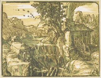 Paysage avec une Cascade, des Quatre Petits Paysages