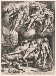 Mars et Vénus surpris par Vulcain