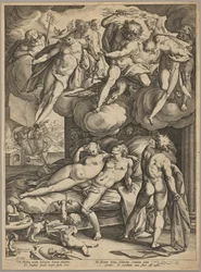 Mars et Vénus surpris par Vulcain