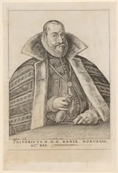 Portrait de Frédéric II, roi du Danemark et de Norvège