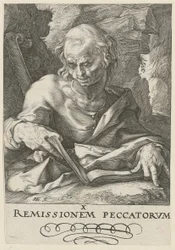Simon, feuille 11 de la série « Le Christ, les douze apôtres et Paul »