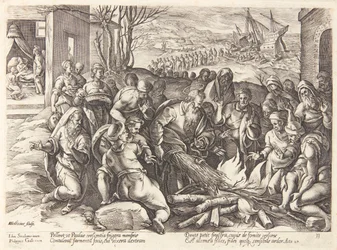 Saint Paul mordu par la vipère