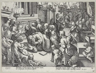 Saint Paul ressuscitant Eutychus