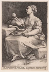 Thalia, la muse de la comédie, extrait des Neuf Muses