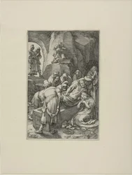 La mise au tombeau, planche onze de La Passion du Christ