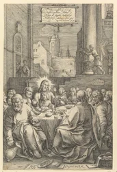 « La Cène », tiré de « La Passion du Christ »