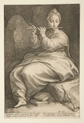 Les Neuf Muses : Euterpe, n° 6 d