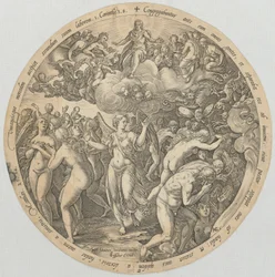 La séparation des justes et des injustes, feuille n° 2 de la série « Les quatre dernières choses »