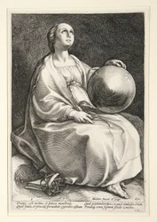 Urania, planche n° 9 de la série « Les neuf Muses »