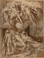 Vénus et Mars surpris par Vulcain