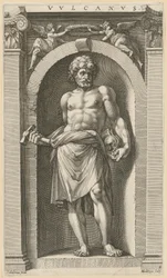 Vulcain, planche 4 de la série « Huit divinités antiques »