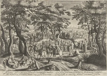 Jean-Baptiste prêchant à la foule