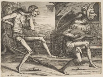 Deux fous dansant des 