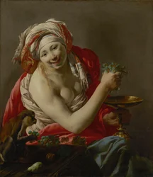 Bacchante avec un singe