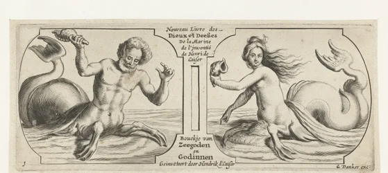 Deux compartiments, chacun avec un triton (Nouveau Livre des Dieux et Déesses de la Marine)