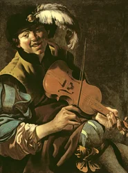 Un garçon violoniste, 1626