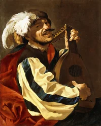 Un joueur de luth