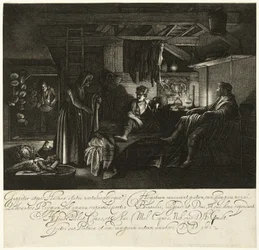 Jupiter et Mercure dans la maison de Philémon et Baucis