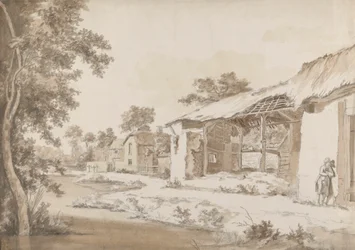 Ferme en ruine près de Coombe à Gittisham dans le Devon, à trois miles de Honiton, Devon