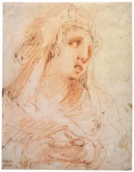 Une jeune femme Marie Madeleine, fin du 16e ou début du 17e siècle