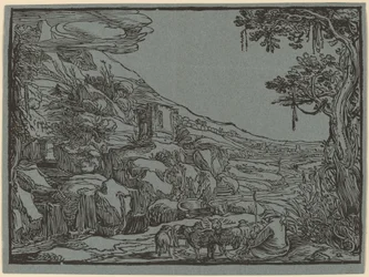 Paysage arcadien