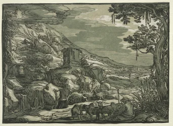 Paysage arcadien, vers 1615