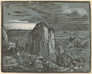 Falaise sur un rivage