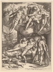 Mars et Vénus surpris par Vulcain