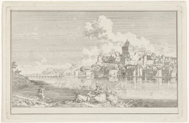 Vue du Valkhof à Nimègue