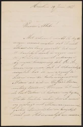 Lettre à August Allebé