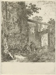 Ruine envahie par la végétation