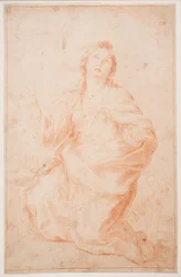 Sainte Agnès agenouillée