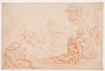 Paysage avec figures allégoriques
