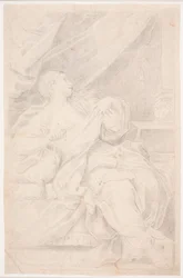Lucrèce se poignardant