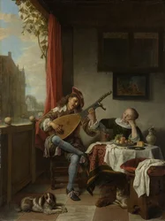 Le joueur de luth, 1661