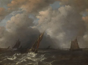 Tempête sur la Meuse