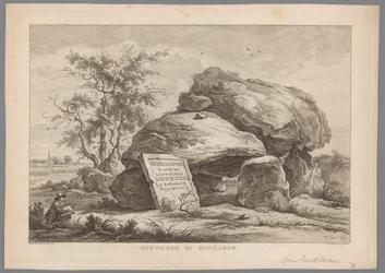 Dolmen près du village de Midlaren Hunnebed by Midlaren (titre sur l