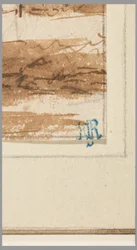 Dessin, ville sur un canal, 1750-70