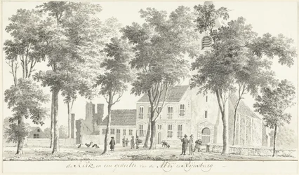 Église et partie de la ruine de l