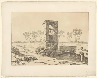 Femme près d