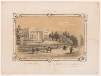 Vue de la propriété Bloemenheuvel (Haarlem et ses environs)