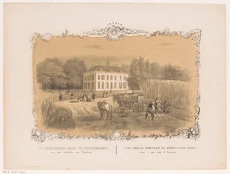 Vue du domaine et de la maison Hemelse Berg à Oosterbeek