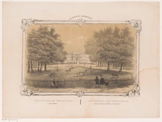 Vue du pavillon Welgelegen (Haarlem et ses environs)