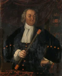 Portrait de Hendrik Swaardecroon, Gouverneur Général des Indes orientales néerlandaises
