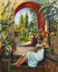Figure sous la voûte
