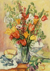 Iris et Tulipes