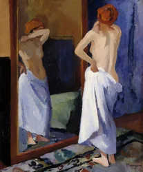 Nu dans le miroir