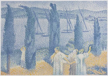 La Promenade (Paysage avec Cyprès)