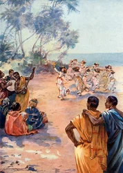 Vue de Tahiti sous le règne de Pomare IV (1813-1877)