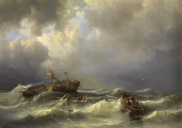 Naufrage. 1857